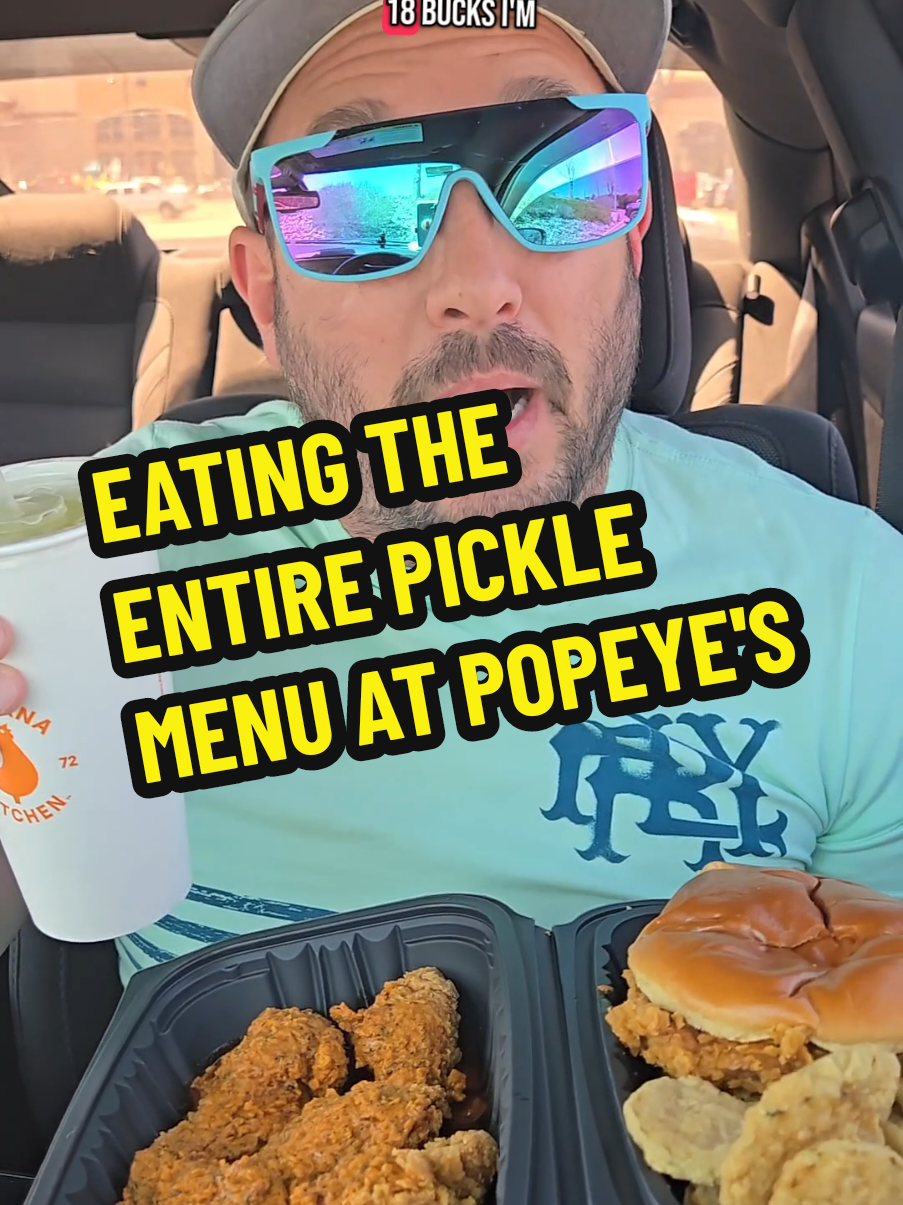 Tried the ENTIRE @Popeyes  Pickle Menu so you don’t have to… but you probably should. Tangy, crunchy, chaotic — 10/10 would do it again. Which one are you trying first? Follow for more food chaos & taste tests! #PopeyesPickleMenu #FoodTok #PickleTok #FastFoodTok #TasteTest #FoodieTikTok #ViralEats #PickleObsessed #TryThisNow #TikTokFoodies
