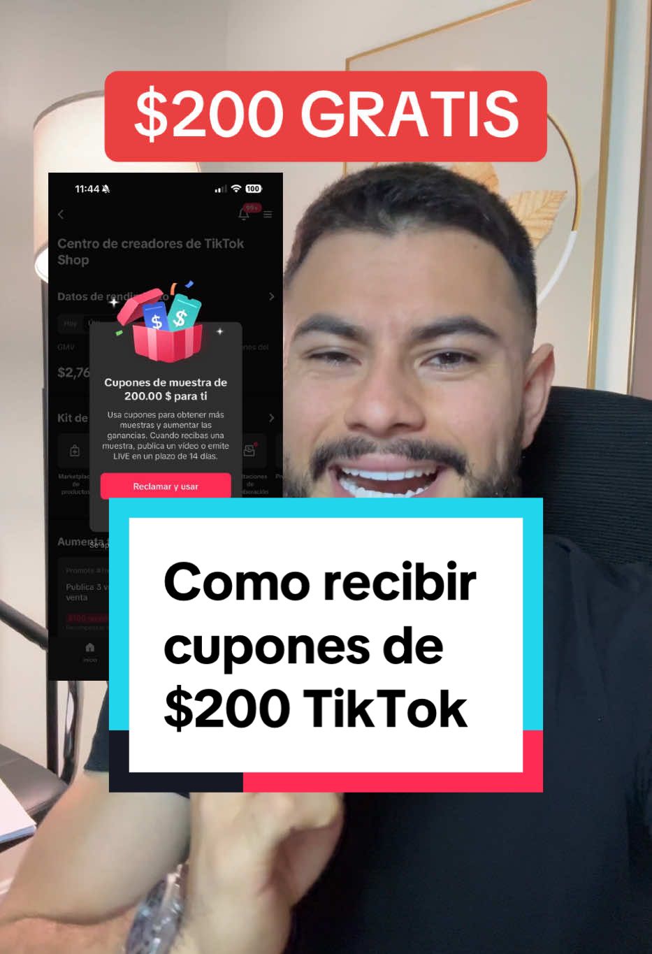 Cupones de TikTok #creatorsearchinsights #monetiza #monetizaciontiktok 