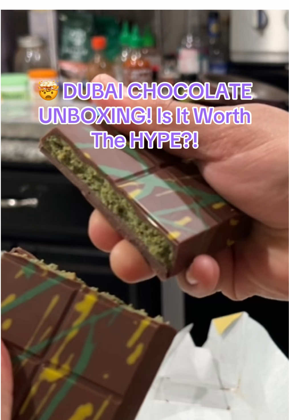 Just unboxed and tasted the VIRAL Dubai chocolate! 🇦🇪🍫 Everyone's talking about it, but does it live up to the hype? Watch my honest reaction and find out! What do you think? Have you tried it? Let me know in the comments! 👇  #dubaichocolate #viralchocolate #chocolateunboxing #foodreview #tastetest #exoticfood #Foodie #tiktokfood #reactionvideo #ttstastemakers #dododubaichocolatebar @The Dodo Chocolates 