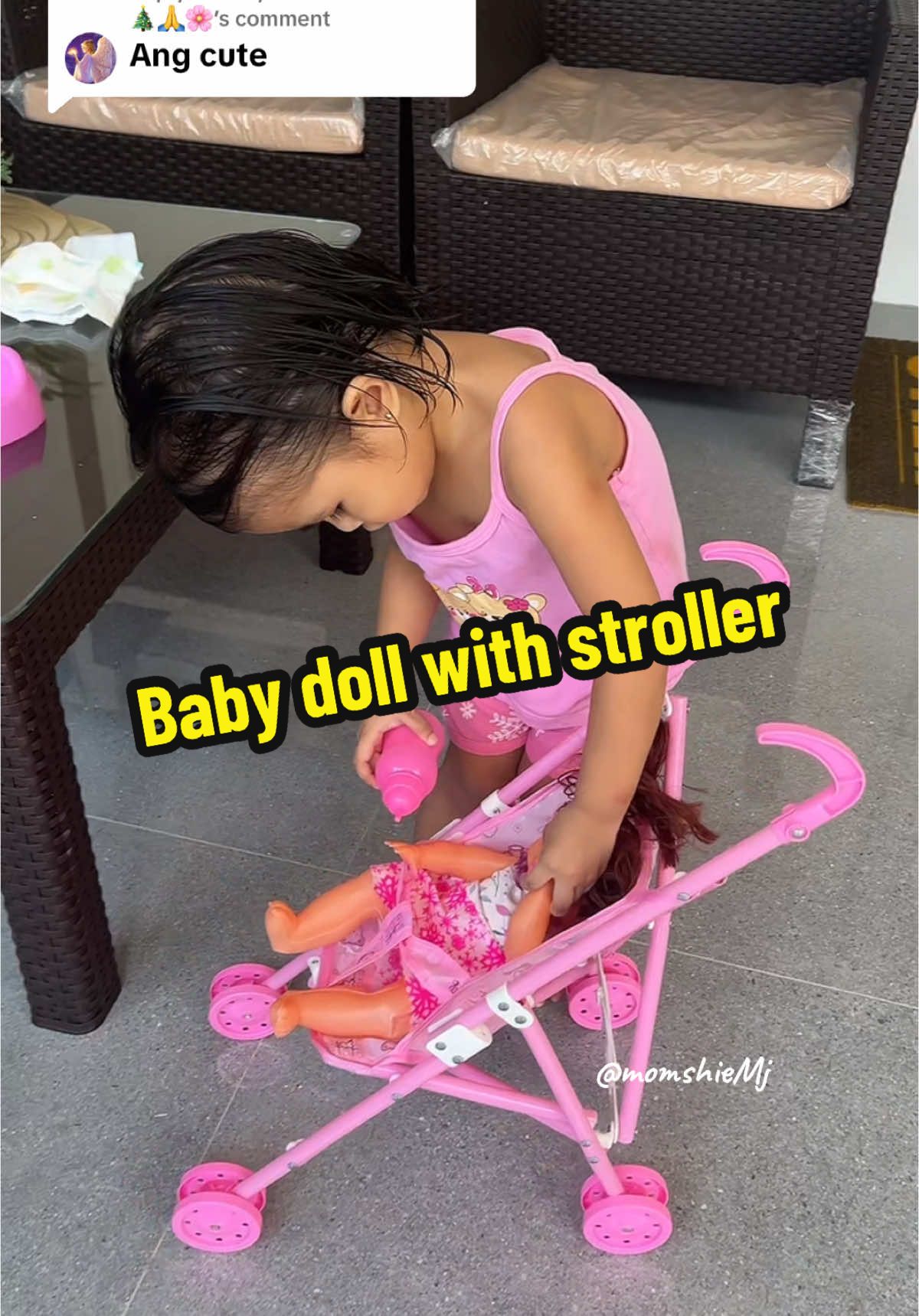 Replying to @Marjorie Manzon609🎄🙏🌸 may doll na mas stroller pa #doll #babydoll #babyalive #babytoy #strollertoy #toy #forkids 