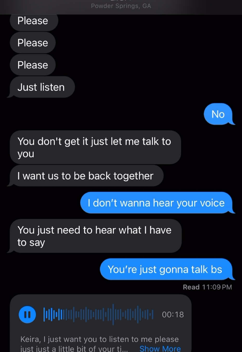 Was this supposed to make me feel better??😭