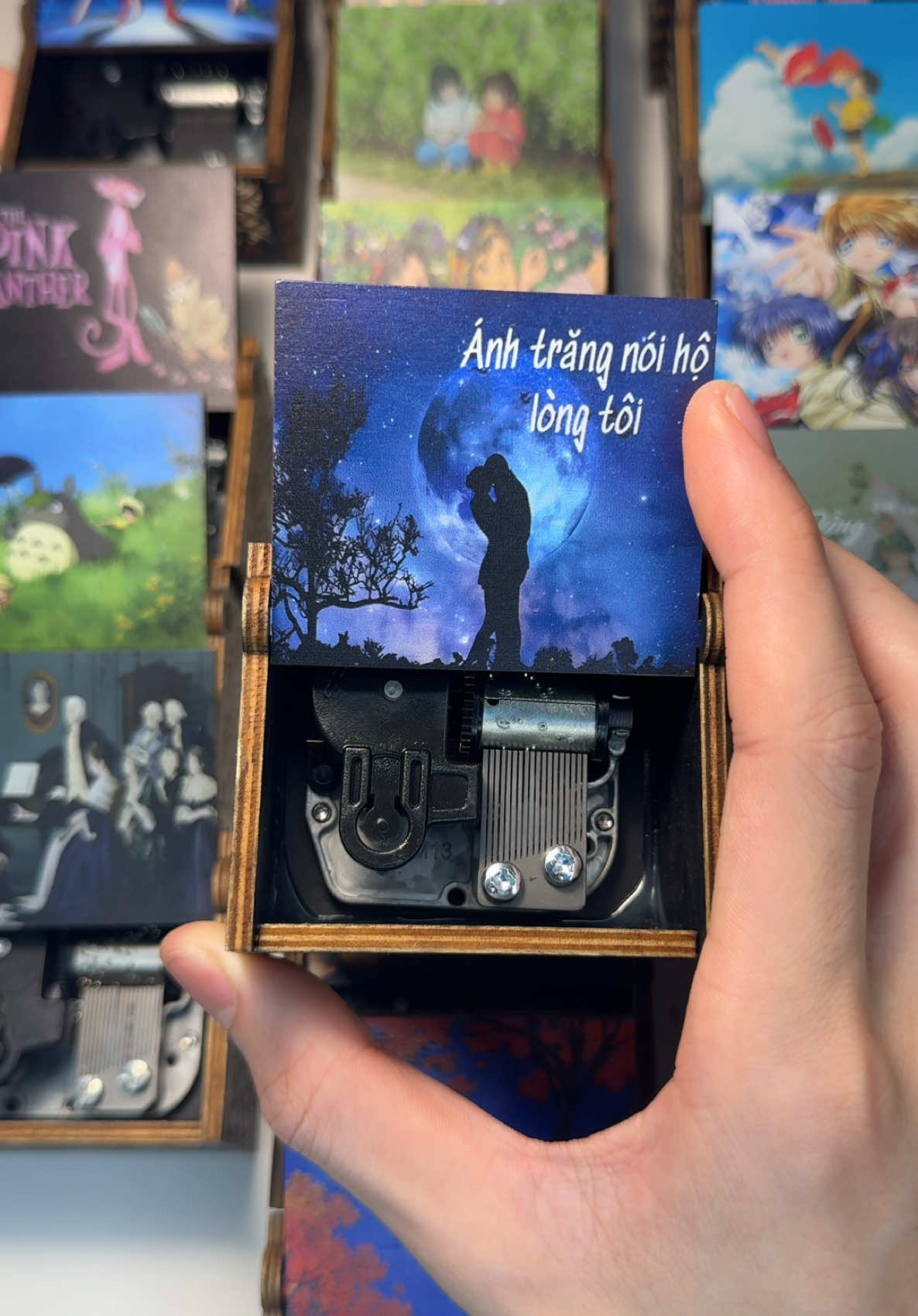 Hộp nhạc cót Ánh Trăng Nói Hộ Lòng Tôi - Hộp nhạc cót chính hãng Sankyo #thegioihopnhac 