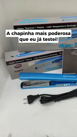 ✨ Cabelo de salão em minutos, sem sair de casa! A chapinha que alisa de verdade, sem danificar os fios 😍🔥 👇 Comente 