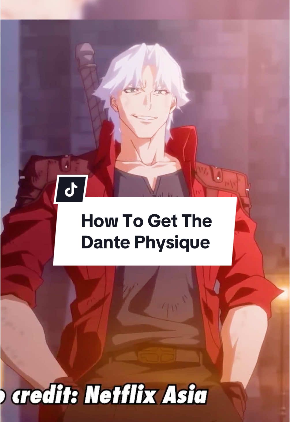 How to get Dante’s physique | 🔗 Program Out Now #dante #dmc #devilmaycry #physique #GymTok #charaphix 