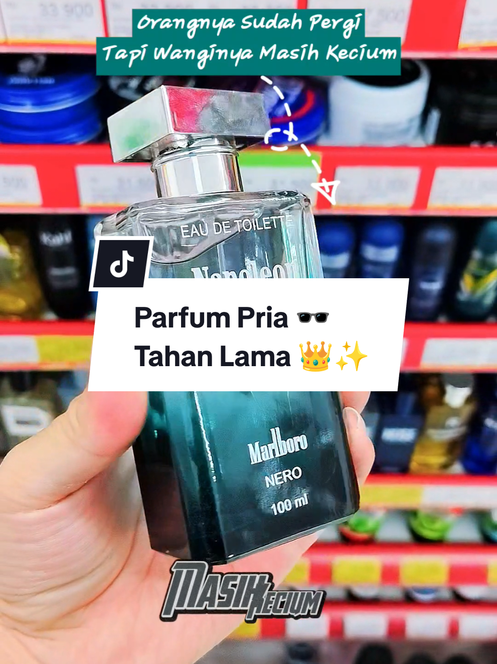 Napoleon Homme Marlboro 👑 Parfum Pria🕶 ▪️Tipe : EDT (Eau De Toilette) ▪️Daya Tahan : 6-8 jam ▪️Isi : 100ml #parfumpria #parfumpremium #eaudeparfum #eaudetoilette #edp #edt #parfumtahanlama #napoleon #perfume 