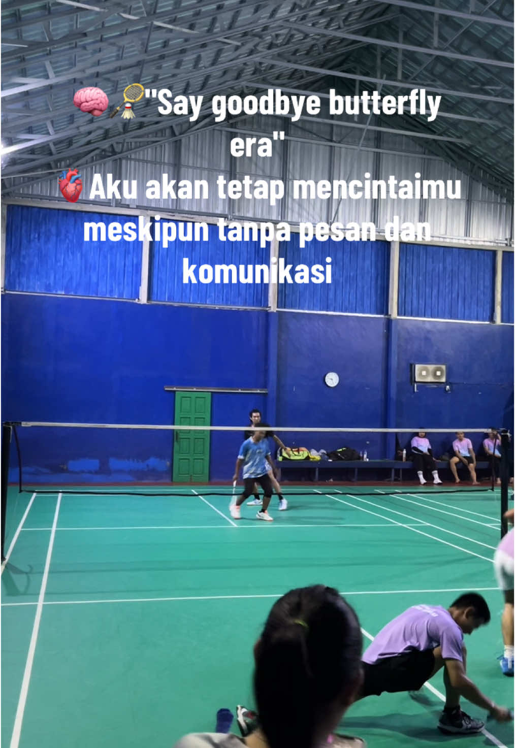 Saling berlawanan☺️ #badmintonindonesia #fypシ゚#badminton #badmintonbanjarmasin 