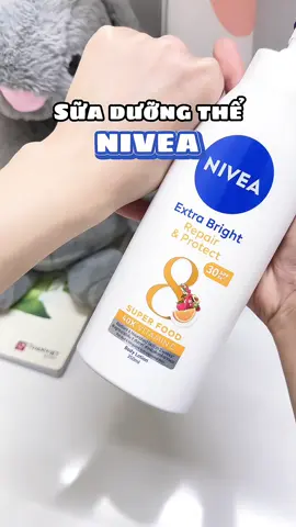 Sữa dưỡng thể Nivea vừa dưỡng sáng vừa chống nắng, chân ái cho mùa hè #suaduongthe #nivea #duongdabody #suaduongthenivea #review #fyp #duongthechongnang 