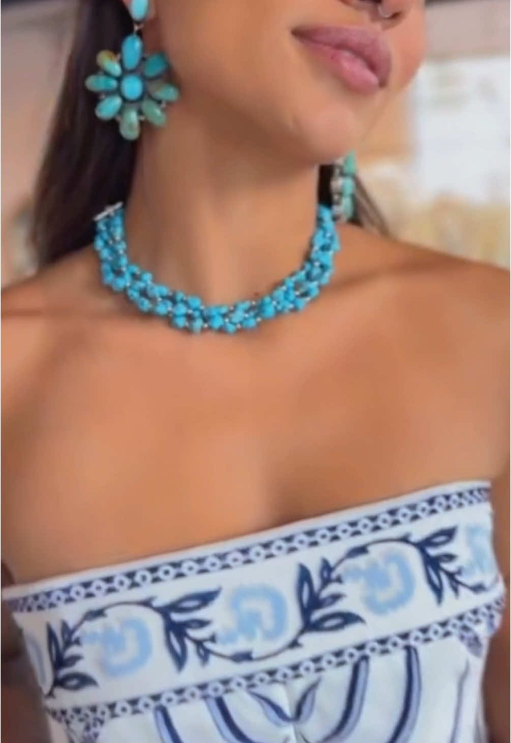 Dripping with turquoise! Stock up now during our Easter Sale! Get 25% off with code EASTER25 on our app. No code needed on our website! #nizhonitradersllc #sterlingsilverjewelry #navajojewelry #turquoisejewelry #handmadejewelry 