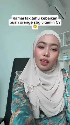 #pendidikankulit✨  Ramai tak tahu kebaikan buah orange sbg vitamin C?🤔 #cikciraa #pendidikankulit #acneproblem #sensitiveskin #acneprone #oilyskin #dryskin #breakoutskin #skincaremalaysia