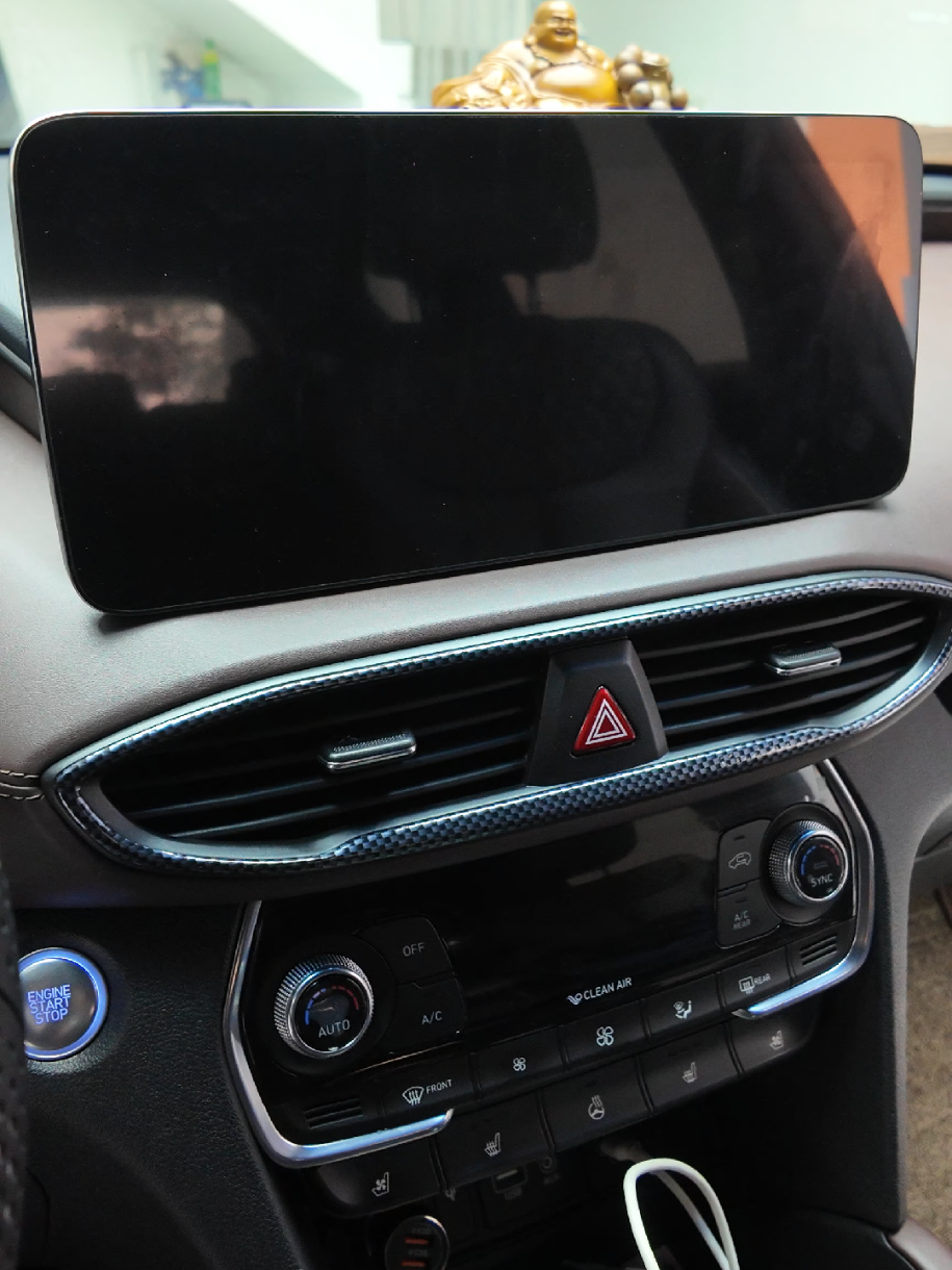 Nội thất #hyundaisantafe sau khi dán #ppf nội thất xe 