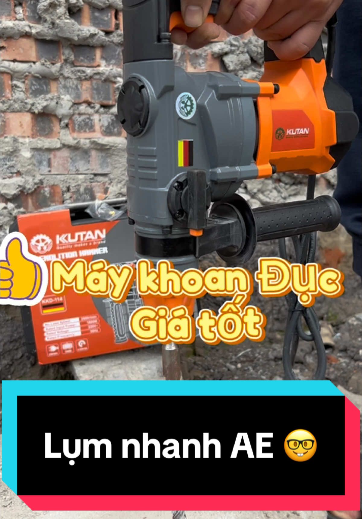 Máy khoan đục bê tông kutan #khoanduc #maykhoanduc #maykhoanducbetong #kutan #diennuoc #thicongdiennuoc #thoxaydung #khoanbetong 