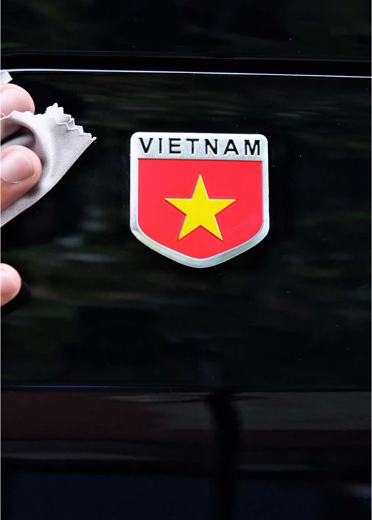 Tem Nhôm Dán Cờ Việt Nam  #vietnam #toiyeuvietnam 