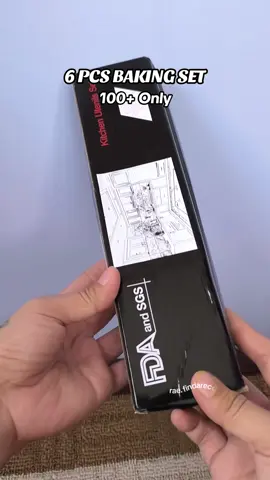 6 pcs baking tools set #bakingtoolset #bakingmusthaves #bakingset #siliconespatula #siliconespatulaset #foryou 