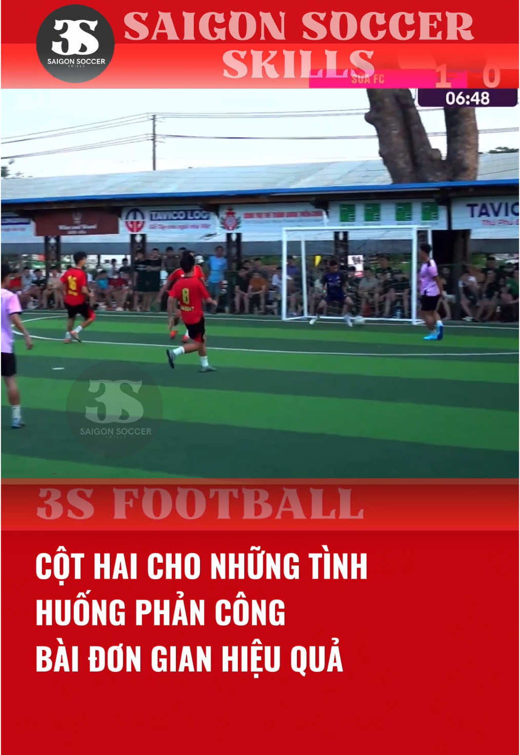 CHỦ ĐỘN CHẠY CỘT HAI, BÀI CƠ BẢN NHƯNG ĐA SỐ ĐỀU KHÔNG LÀM ĐƯỢC, ĐỘI ANH EM ÁP DỤNG CHƯA? #saigonsoccerskills #saigonsoccer #tavico #datreus #huyhoang #nhatbon #nhatban #football #upes #futsal 