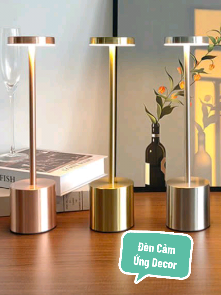 🌻 Đèn Led Cảm Ứng 3 Màu Xinh  Đèn để bàn trang trí nổi bật Quà tặng sinh nhật ý nghĩa #dendecor #denngucambien #denledtrangtri #decorquancafe 