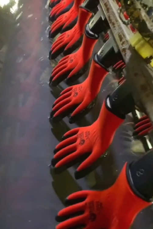12 Pairs PU Coated Safety Work Gloves Red Seamless Knit with Smooth Grip Palm Ideal for General Duty Work for Men and Women Size Large#TikTokShop #tiktok 