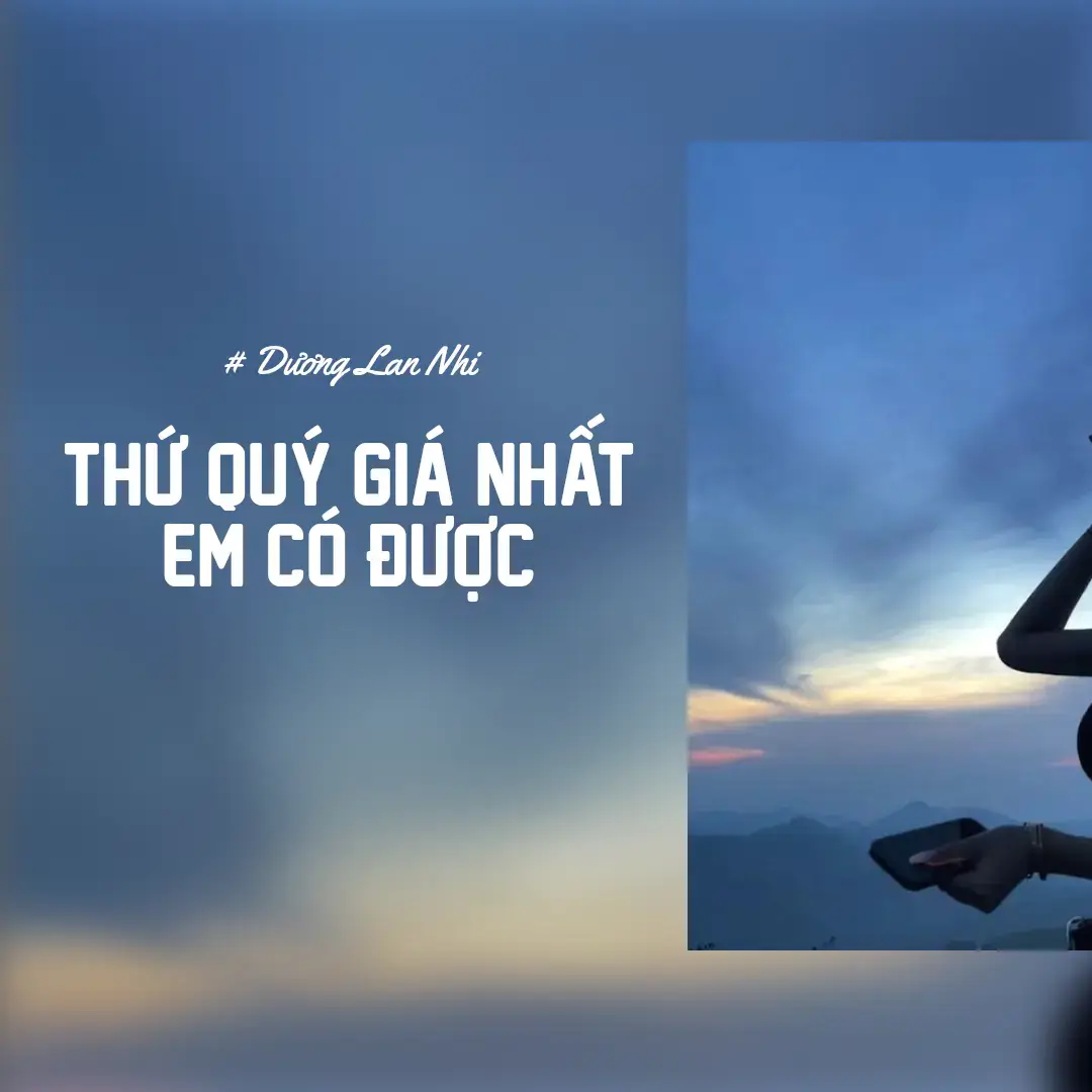 Ƭhứ quý giá nhất em có được là ρhút giâу được gần bên ɑnh cùng anh vượt ngàn mọi chông gai... #xuhuong #thuquygianhatemcoduoc #tamtrang  #lyrics #xuhuong #nhachaymoingay 