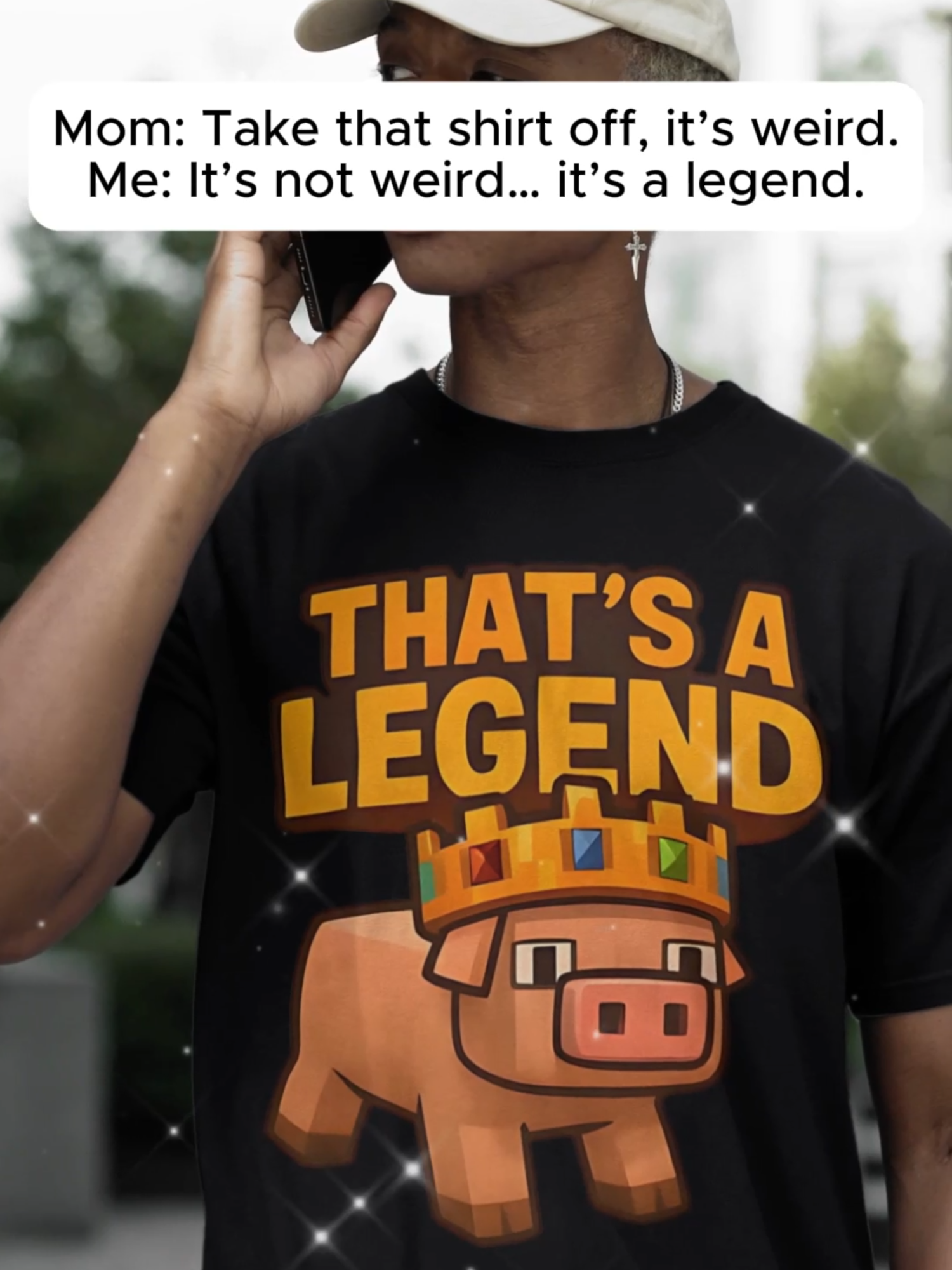 I can't wait to wear this legend shirt...#Minecraft  #chickenjockey #tshirt #technoblade