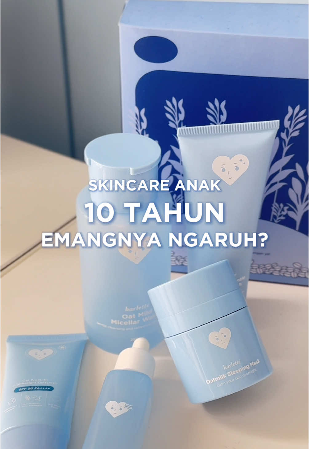 Skincare Harlette kan bisa di pakai mulai dari umur 10 tahun, pasti ga ngaruh ya kalo pake di orang dewasa?🤔  Yasss💯 Harlette emang bisa di pakai dari umur 10 tahun, tapi Harlette juga bisa di pakai oleh remaja dan dewasa ya sweetheart✨💙