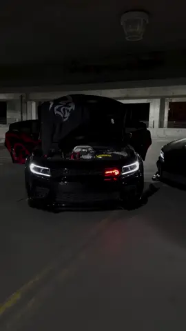 raw hellcat sound 🖤 #charger #hellcat #srthellcat #srt 