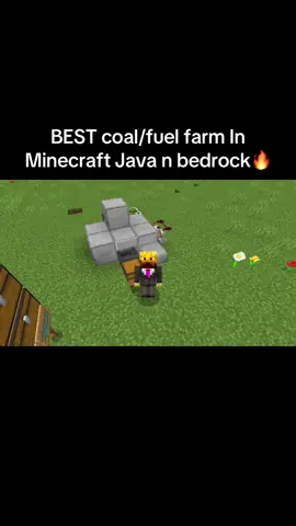 BEST coal/fuel farm In Minecraft Java n bedrock🔥#Minecraft #java #bedrock #fyp #minecraftbuilding 