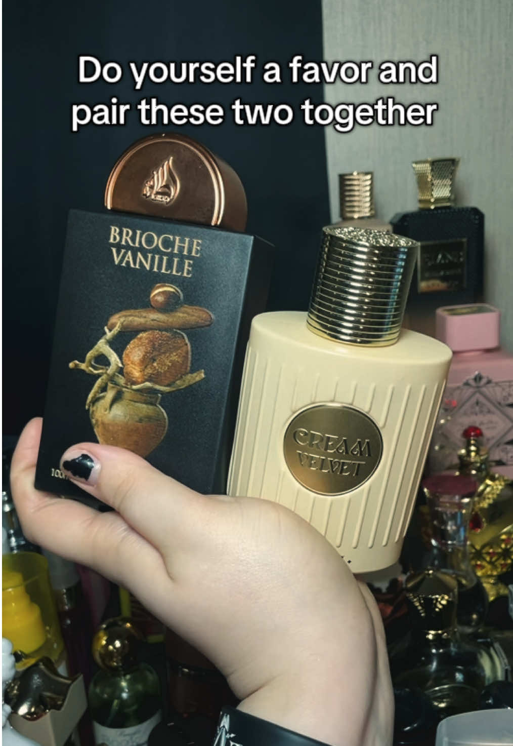 Do yourself a favor and pair these two together!!! Delectable 😋  @Lattafa Perfumes  @Khadlaj Perfumes  #perfumetiktok #perfumetok #perfume #perfumeinfluencer #scentcombos #viral #tips #fyp 