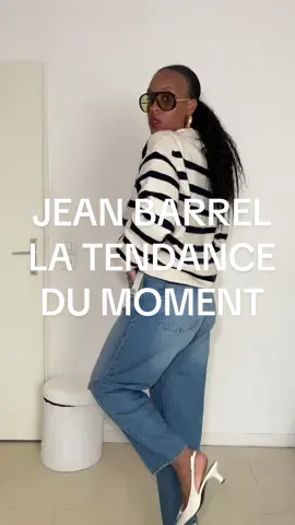 Jean Barrel : la tendance du moment  Vous aimez ou pas !? @H&M  #jeanbarrel #barreljeans #hm#tendance #look #outfitinspo #styleoutfit #casualstyle 
