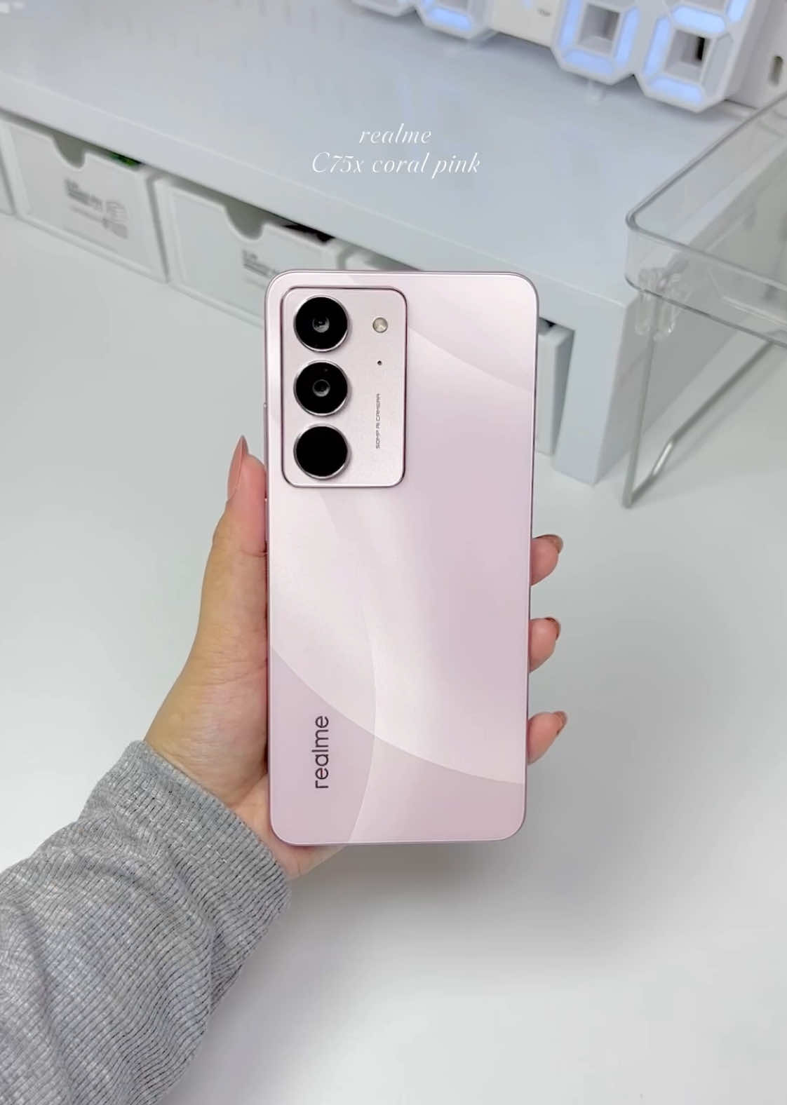 Let’s unbox realme C75x coral pink💖 #realmec75xbestwaterproof #realmec75x #tahanairtiapkondisi #SuperBrandDay 