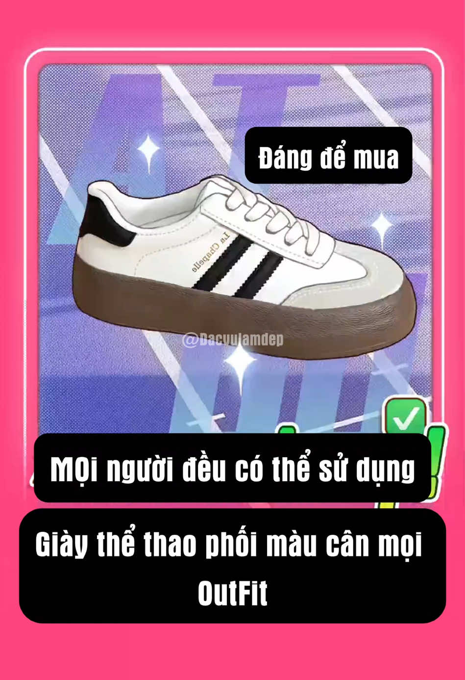 Cân mọi outfit luôn nhé #beautytips #tips #giay #giaythethaonu 