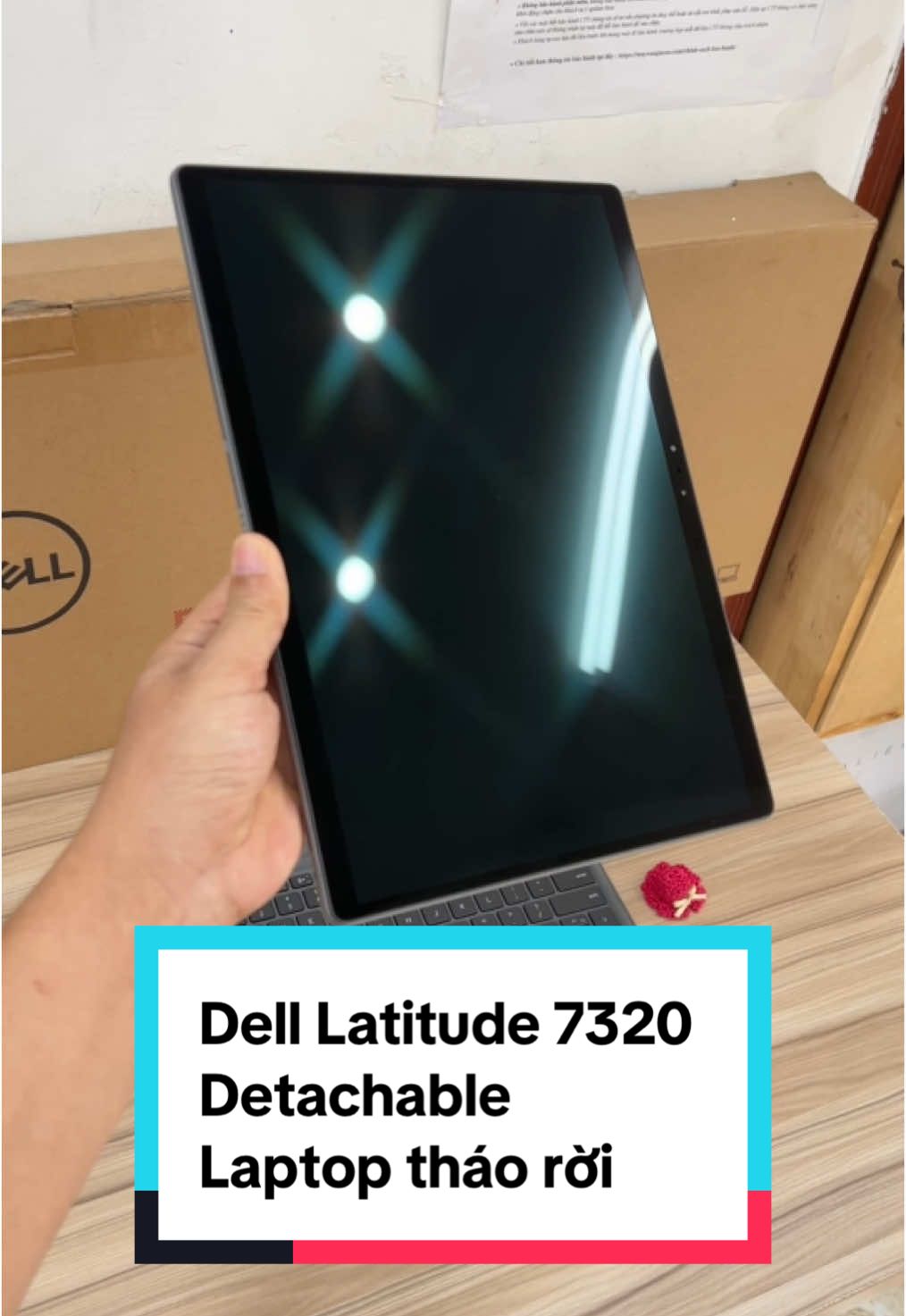 Dell Latitude 7320 Detachable Core i7-1180G7 Ram 16GB SSD 512GB 13.3″ FHD Touch (New REF FullBox) #delllatitude7320detachable #laptop2in1 #laptodoanhnhan #laptop #Tech #mayxaugiacao 