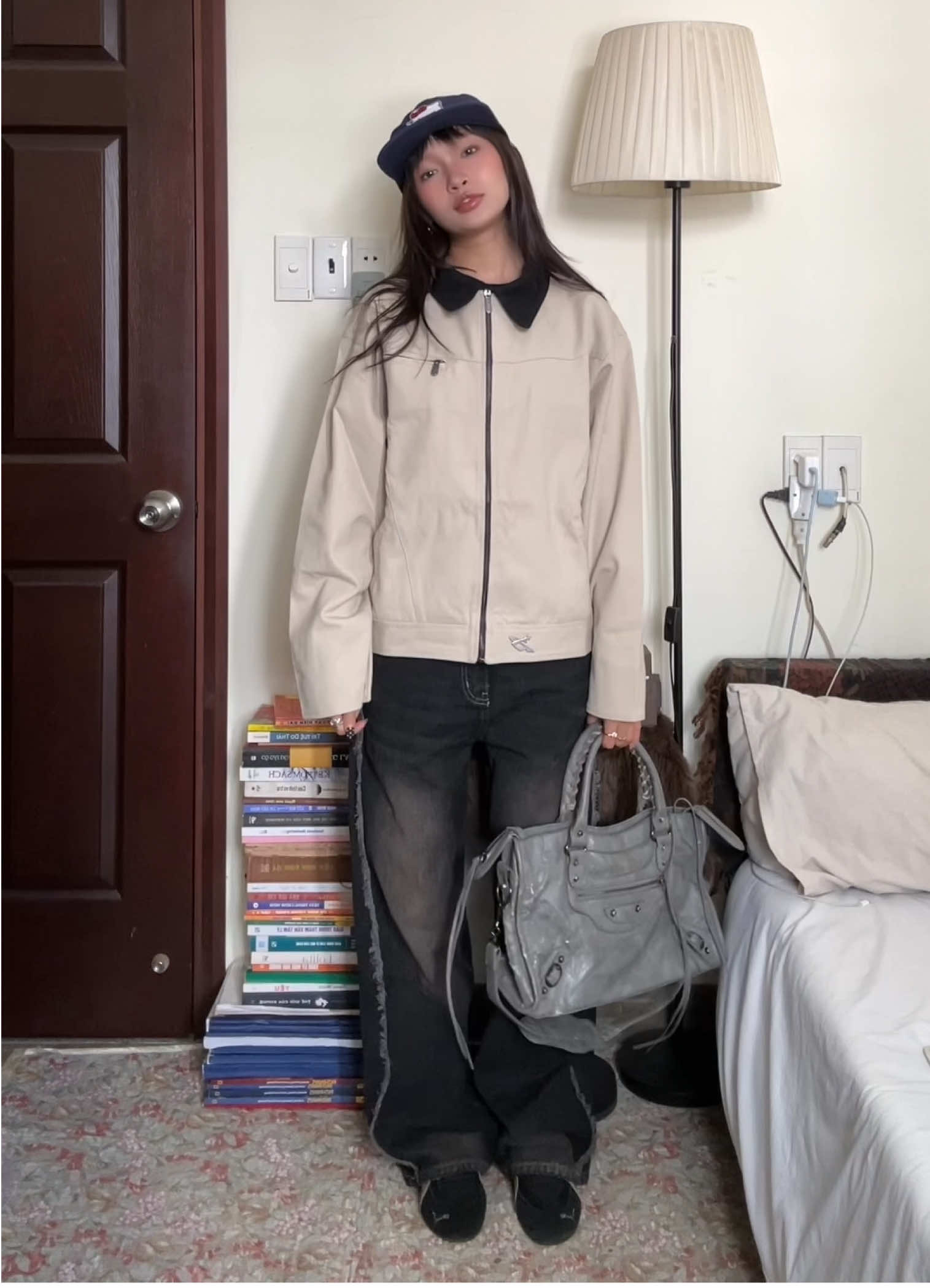 I love this jacket #sweglobal #fyp #fypシ゚ #outfitinspo #fashionista #grwm #fitcheck 