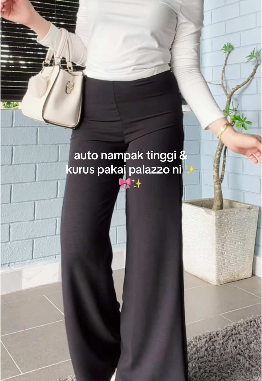 cantiknya cutting palazzo ni 🥹🫶🏻 #palazzopants #bootcutviral #viral 