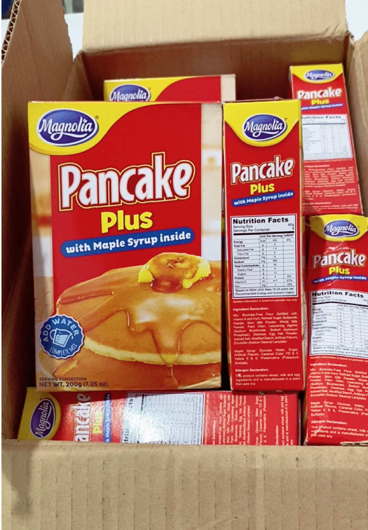 Pancake Plus mix just add water! #pancake #pancakeplusmix #pancakewithmapplesyrup 