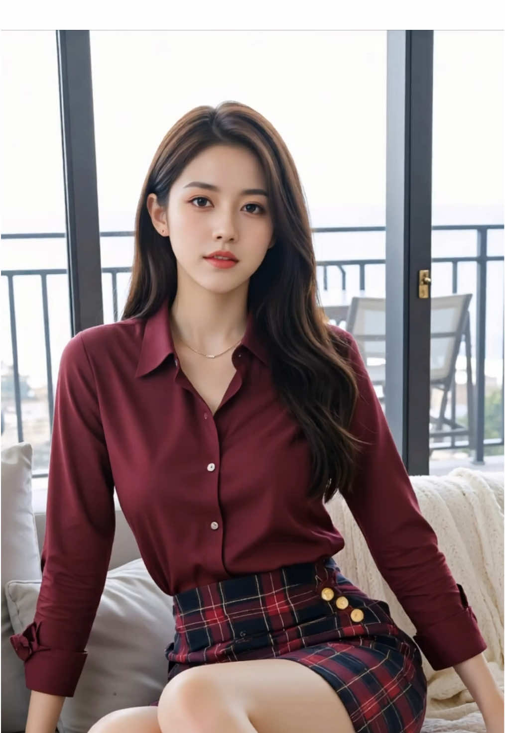 French Chic: A Gentle & Elegant Photoshoot #aivideo #girl #aigrl #model #aimodel 