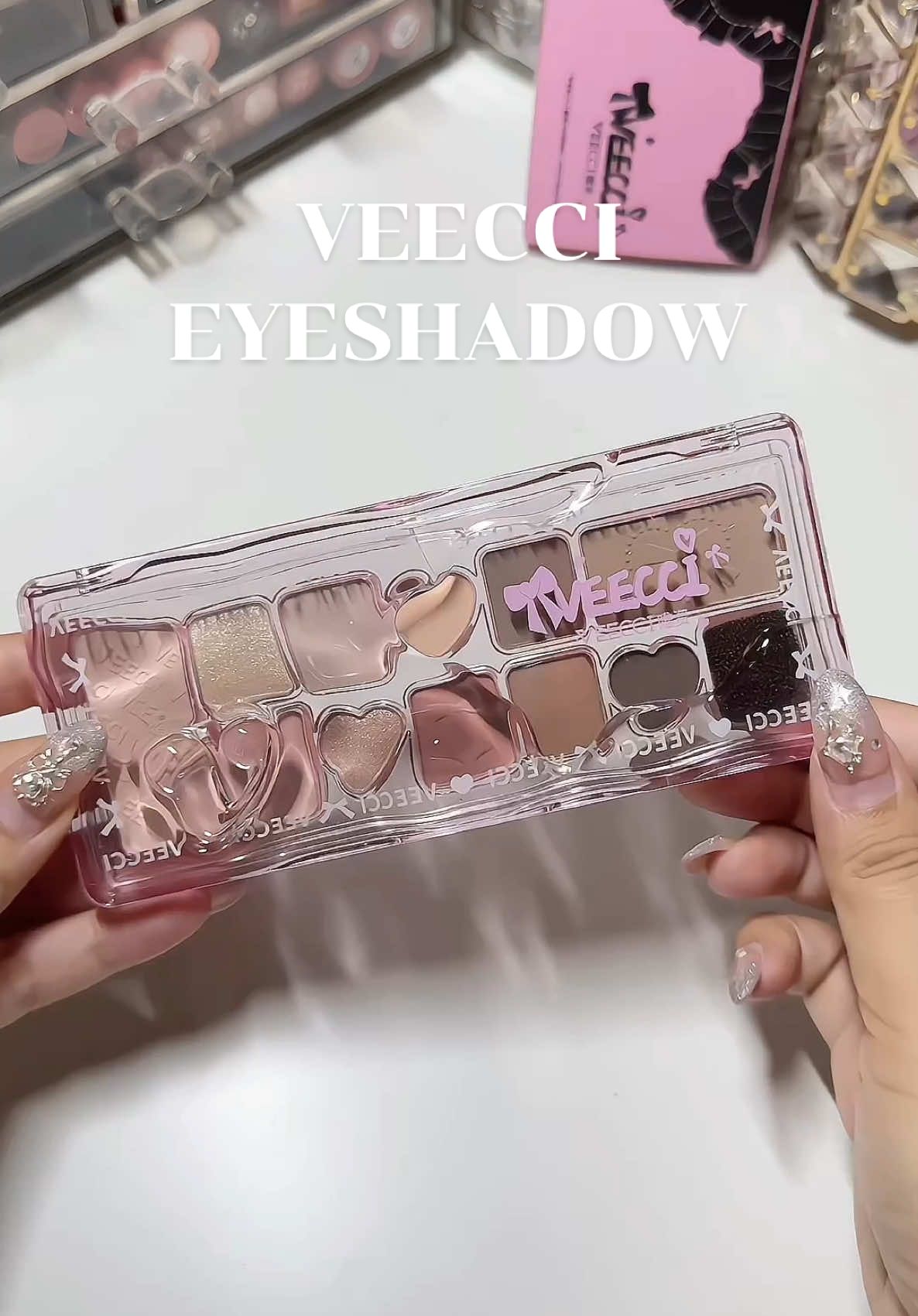 VEECCI พาเลทตา 11 หลุม สีสวยใช้แล้วตาใสละมุน พาเลทเดียวใช้ได้ 2 โทนคุ้มมากก✨ #veecci #พาเลทตา #รีวิวบิวตี้ #fypシ゚  