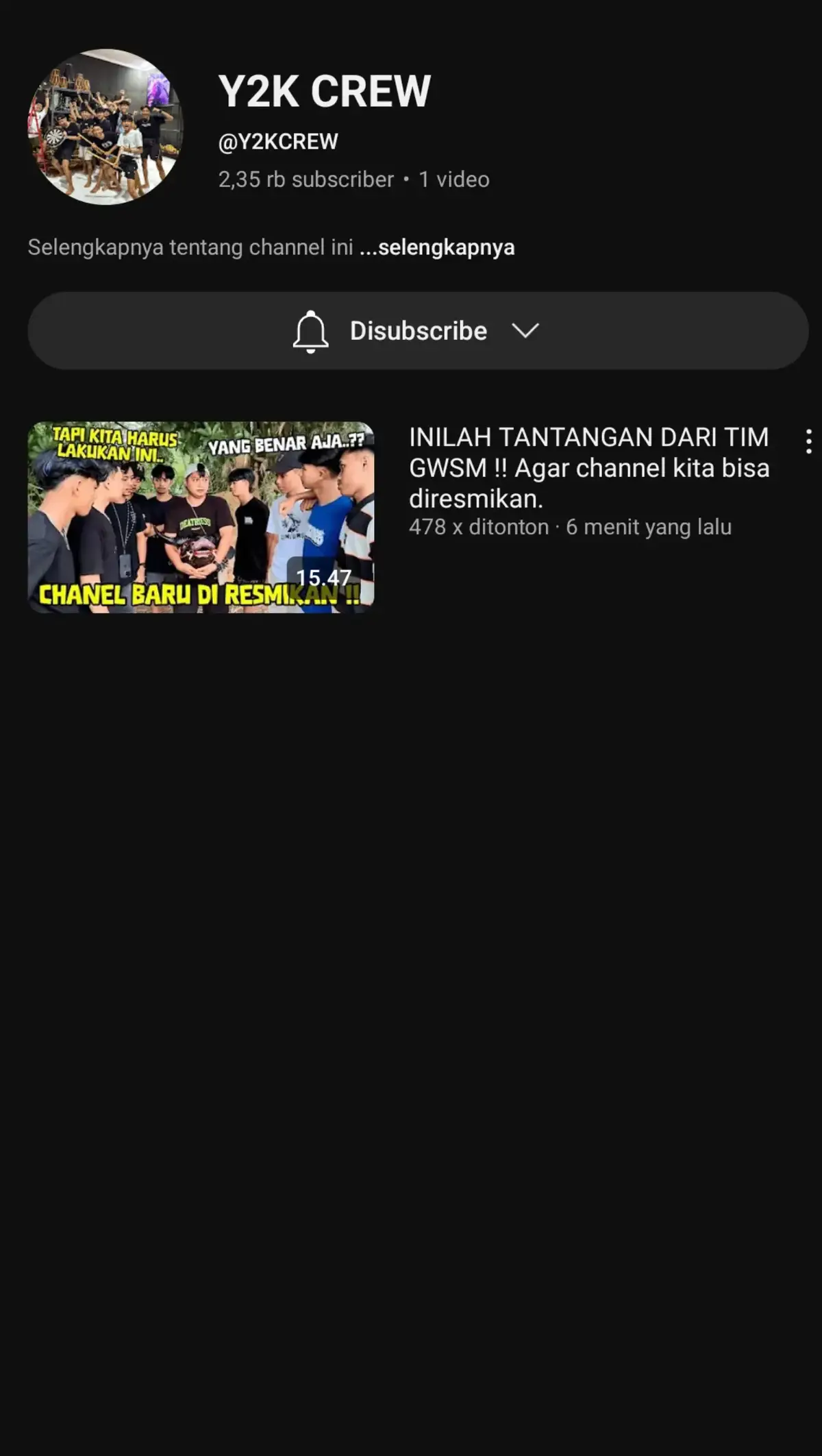 makin seru niee kyaknya klo ada chanel 