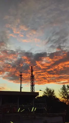 masih dengan where we are? #fyp #sunset #awan #sore 