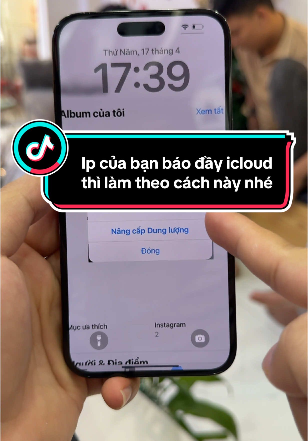 Ip của bạn báo đầy icloud , thì làm theo cách này nhé #hoaistore 