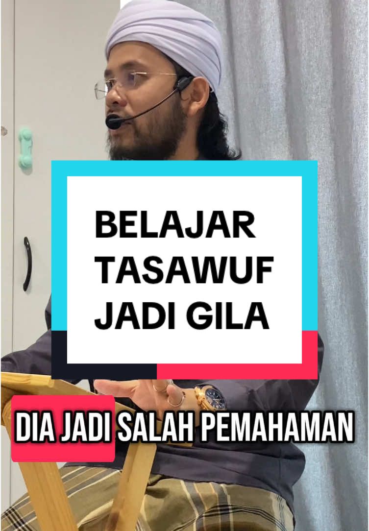 Ramai nak belajar Ilmu Tasawuf tetapi takut sebab masyarakat ditakut-takutkan dengan pelbagai cerita. Sedangkan belajar ilmu Tasawuf adalah wajib bagi seluruh umat Islam. #mursyid #annuqoba #ustazmohdhani #mencariAllah #fyp #dakwah #tasawuf 