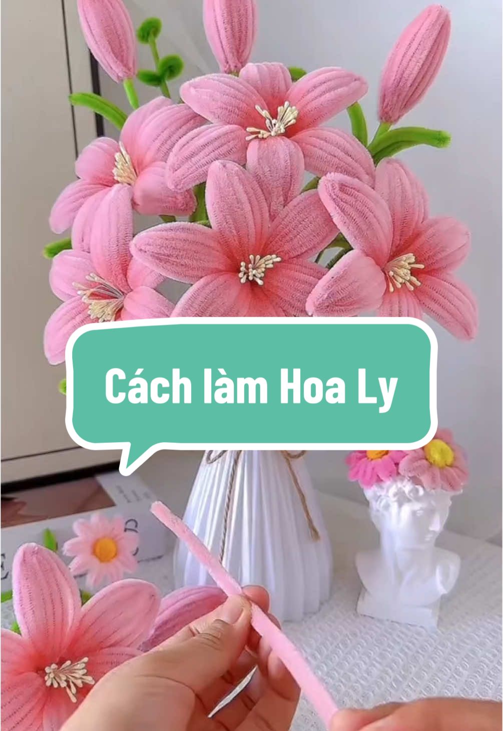Cách làm hoa Ly bằng kẽm nhung #kemnhung #hoakemnhung #daykemnhung #phukienkemnhung #DIY #kemnhunggiare #kemnhungloai1 #kemkimtuyen 