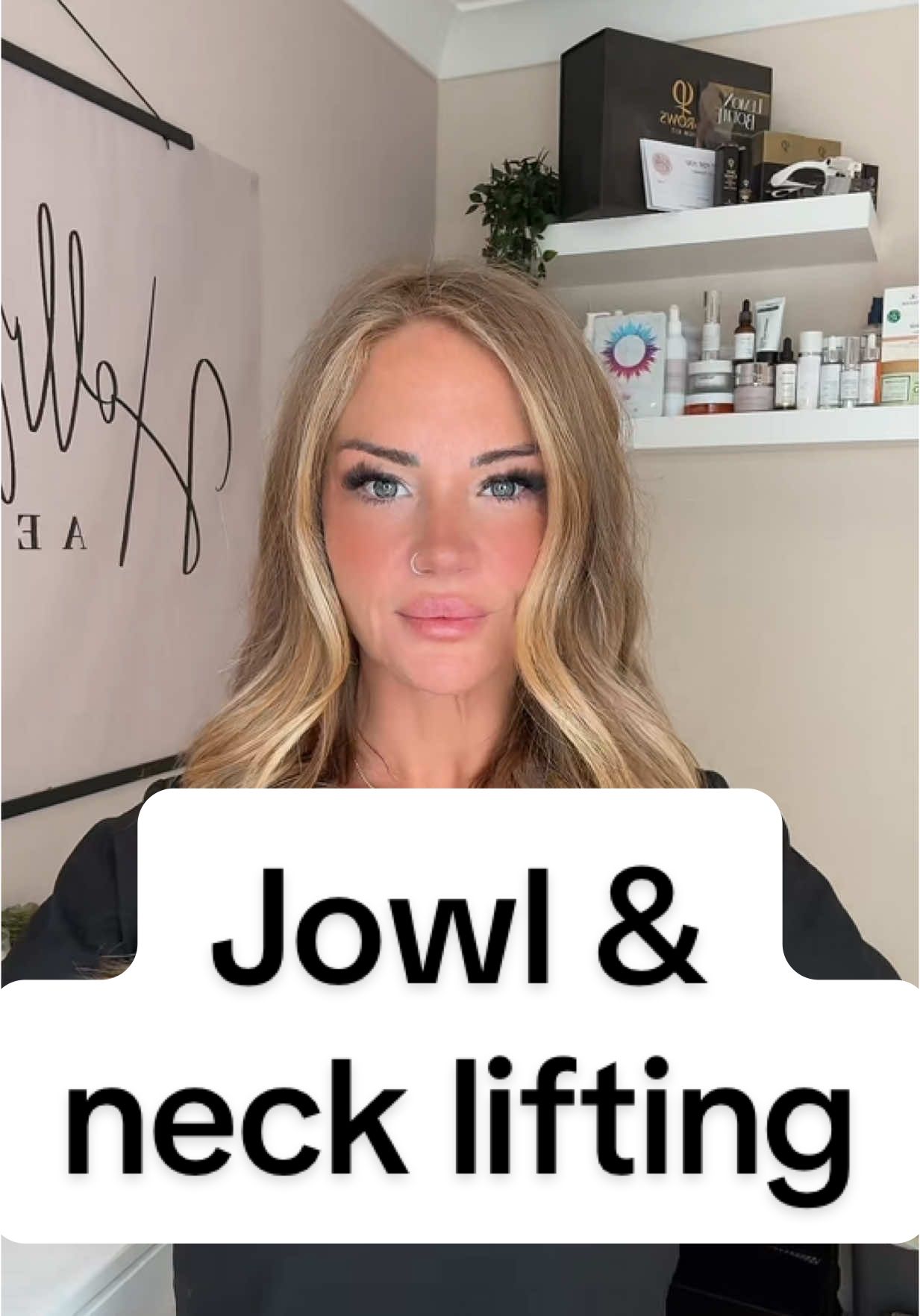 This is how to mark up your jowl and neck using Botox! This will give you a nice lift to your lower face!  #hollylouiseaesthetics #fyp #follow #aesthetics It’s 