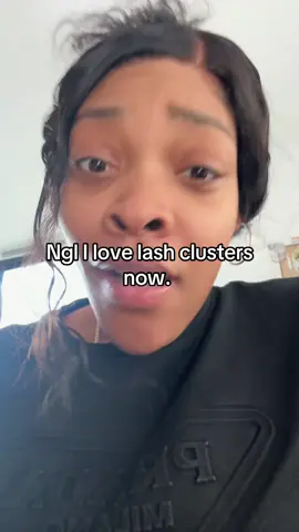 I didn’t think I was gonna like em like that but whew ! #fyp #lashclusters 