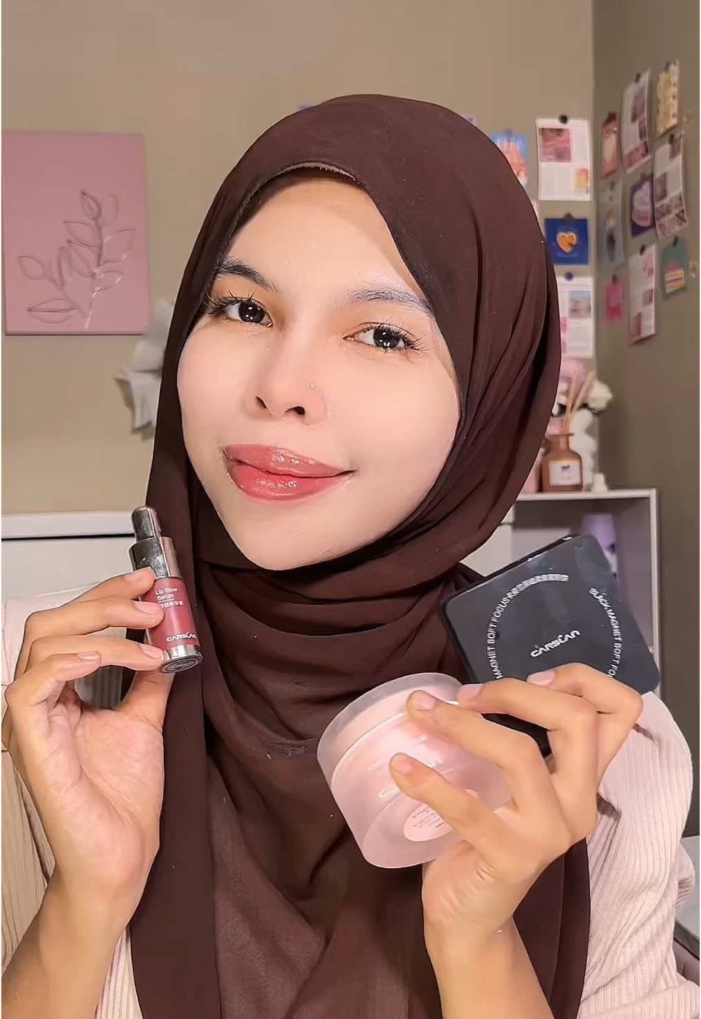 mesti tak percaya kan i bersiap 3 minutes je hehehehe #CARSLAN  #makeup #makeuptutorials 