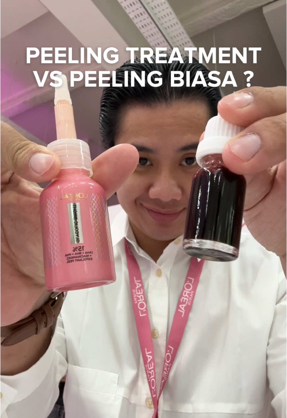 kalo lu selalu ragu tiap mau cobain peeling serum karena gaada data jelasnya, gw rasa lu harus cobain peeling solutionnya loreal sih #skincareviral #skincaretips #skincareroutine #peelingserum #exfoliatingserum #exfoliate #bekasjerawat #kulitkusam #peellikeaproid #lorealparisid #skin #peelingpink @L'Oreal Paris Indonesia 