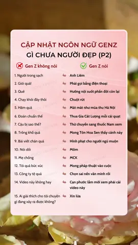 Cập nhật ngôn ngữ gen z gì chưa người đẹp #zoireview #xuhuong #goclamdep #trend #genz 