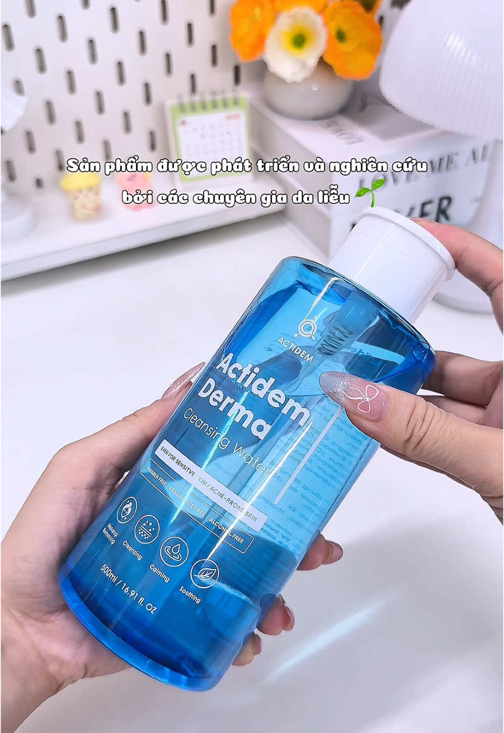 Nước tẩy trang Actidem dành cho da dầu mụn, nhạy cảm🌱#nuoctaytrang #nuoctaytrangsachsau #nuoctaytrangactidem #actidem #skincare #nuoctaytrangdadaumun #xuhuong #beautytips 