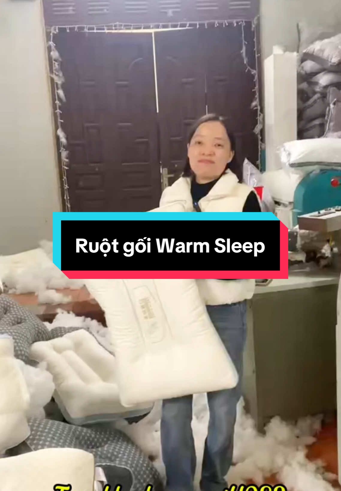 Ruột gối Lạc Đà warm sleep kích thước 48x74, thiết kế công thái học giảm mỏi cổ vai gáy, giúp bạn có giấc ngủ êm và sâu hơn#ruotgoi #ruotgoinam #ruotgoicaocap #ruotgoikhachsan #ruotgoikhachsan #xuhuongtiktok #viralvideo 