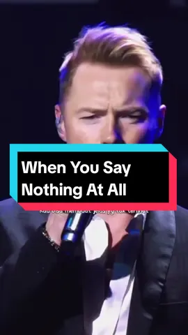 When You Say Nothing At All (1999) #ronankeating #lirikterjemahan #nostalgia #fyp 