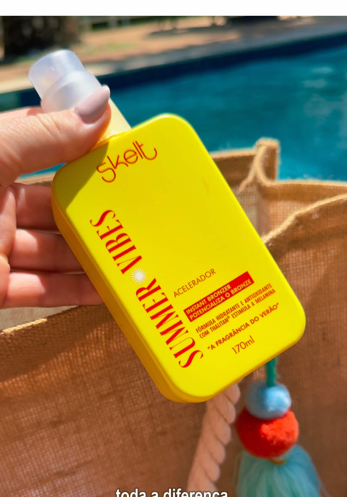 Quer um bronzeado lindo e dourado??  O Summer Vibes da @Skelt Cosmetics é um acelerador que vai deixar o seu bronze lindo e impecável! ☀️🧡 #parceria #skelt #lucrecomaskelt #skeltcosmetics 