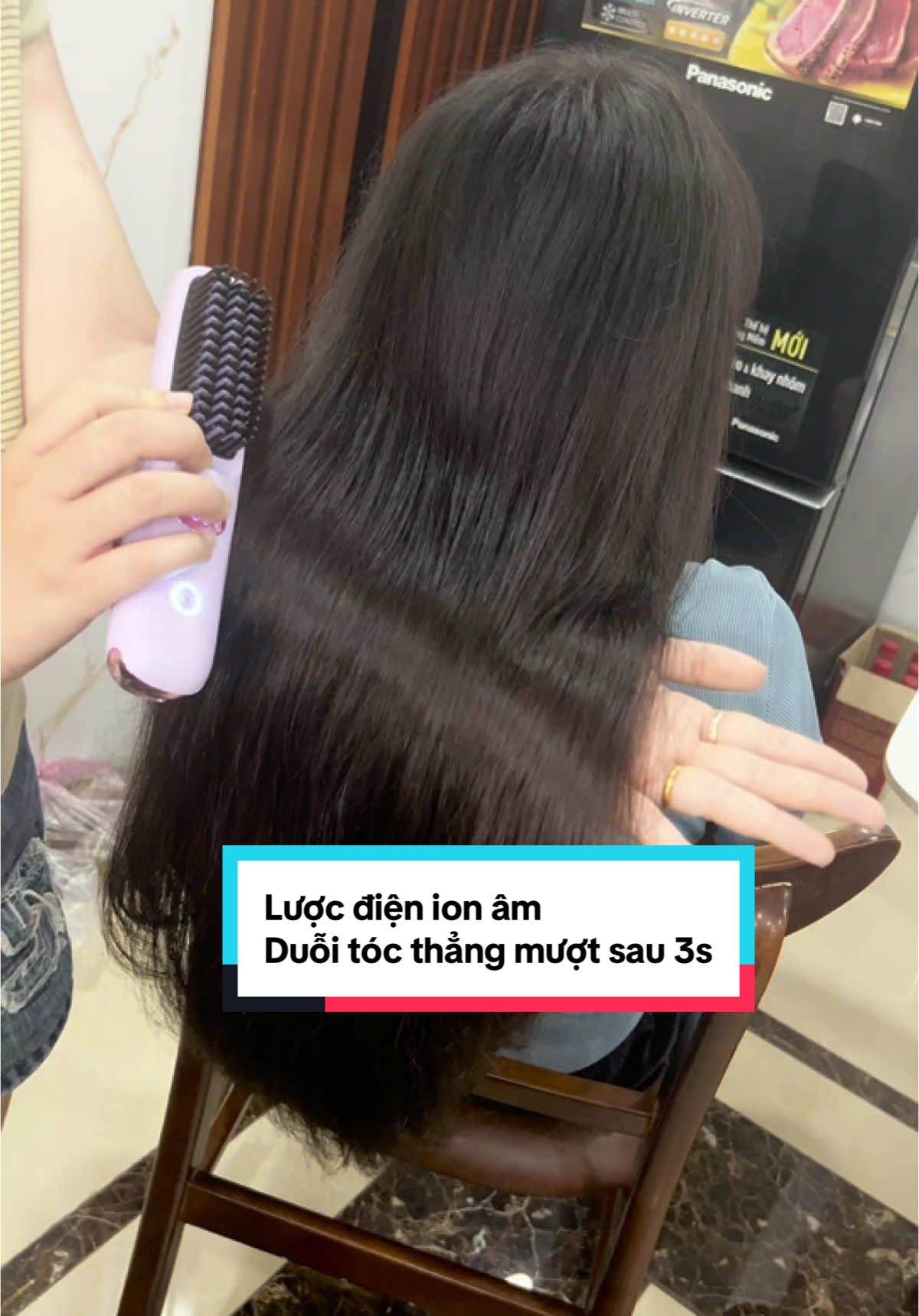 Lược điện ion âm duỗi tóc thẳng mượt sau 3s có thật ko?#luocdien #luocdienchaitoc #luocdienion #tocdep #tocdepmoingay #tócxinhmỗingày #tocmuot #giadinhthanhthuy 